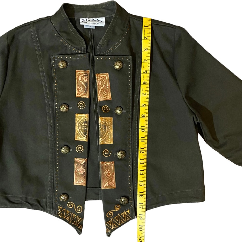 VINTAGE A.C. CLOTHING CROP JACKET SZ M - Picture 11 of 15